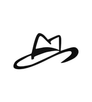 Western Kovboy Hat Oto Sticker 20 Cm