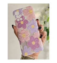 Xiaomi Redmi 10 2022 Uyumlu Pastel Renkli Çiçekler Desenli Şeffaf Telefon Kılıfı