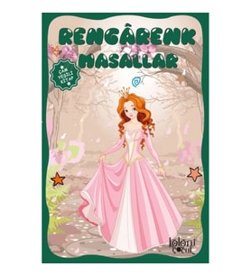 Çocuklar için Hayal ve Odak Geliştirici Rengarenk Masallar Çam Yeşili Kitap