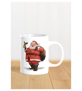 Hediyelik Yeniyıl / Yılbaşı / Noel Baba Baskılı Kupa Bardak