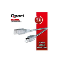 QPORT QPORT Q-PR5 USB 2.0 YAZICI KABLOSU 5 MT