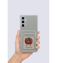 Samsung Galaxy A16 Kartlıklı Tomato Desenli Kılıf