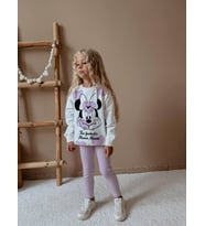 KIZ ÇOCUK MİNNİE MODELLİ TAYTLI TAKIM (Lila)
