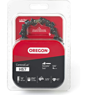Oregon H67 Controlcut 16 Inç Motorlu Testere Zinciri, Homelite, Stihl, Solo Gri