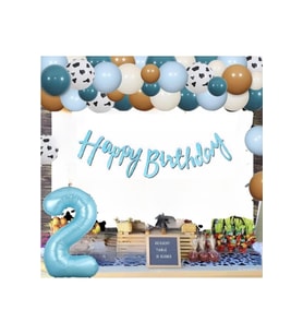 DÜVENCİ TİCACRET 2 YAŞ TEMALI DOĞUM GÜNÜ BALON KONSEPTİ