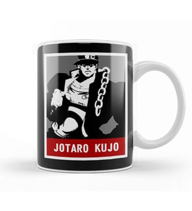 Jotaro Kujo 04 Kupa Bardak Porselen