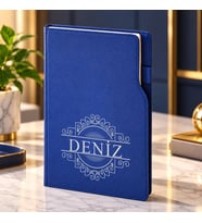 BK Gift Kişiye Özel İsimli 374 Termo Deri 2027 Ajanda-12, Günlük Ajanda 17x24 cm