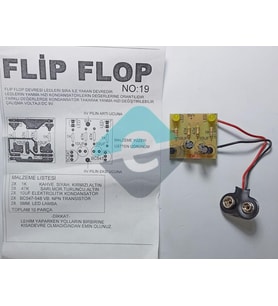 Flip Flop Devresi 2 Ledli Montajlı