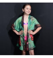 PAREDORA Jungle Green Çocuk Kimono Pareo