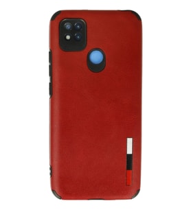 Pilelistore   Xiaomi Redmi 9C Kılıf Loop Deri Silikon - Kırmızı