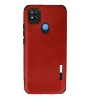 Pilelistore   Xiaomi Redmi 9C Kılıf Loop Deri Silikon - Kırmızı