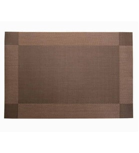 Amerikan Servis PVC 30x45 cm - Kahverengi Çerçeve Desenli