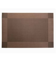 Amerikan Servis PVC 30x45 cm - Kahverengi Çerçeve Desenli