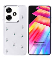 Microsonic Infinix Hot 30 4G Kılıf PrettyCharm Tulip (Yeşil)