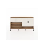 Arges Konsol 4 Raflı 2 Çekmeceli 2 Kapaklı 176x30x99 Çam-Aytaşı