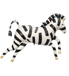 Büyük Boy Zebra Folyo Balon 1 Adet