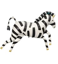 Büyük Boy Zebra Folyo Balon 1 Adet