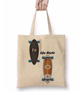 Longboard LifeStyle Bez Çanta Uzun Saplı