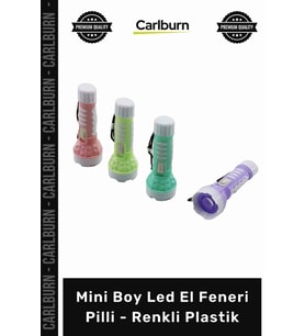 Özel Üretim Kamp Aydınlatma Cep Tipi Taşınabilir Mini Boy Led El Feneri Pilli Renkli Plastik