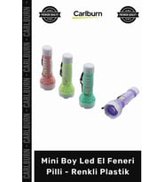 Özel Üretim Kamp Aydınlatma Cep Tipi Taşınabilir Mini Boy Led El Feneri Pilli Renkli Plastik