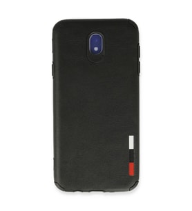 Northcity Samsung Galaxy J7 Pro / J730 Kılıf Loop Deri Silikon - Siyah