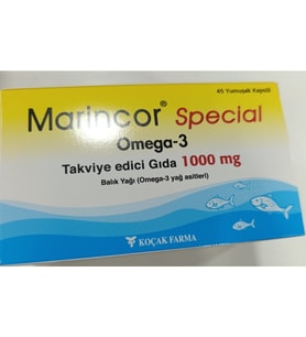 Marıncor Specıal Omega-3 Takvıye Edıcı Gıda 1000 Mg 45 Kapsul