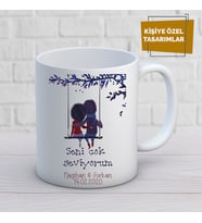 sevgili özel tasarım kupa bardak