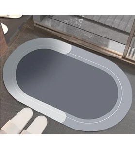 Oval Süper Emıcı Banyo Paspası