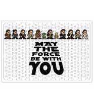 May The Force Be With You 8 Bits Puzzle 240 Parça Yapboz