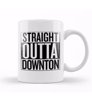 Straight Outta Downton Abbey Kupa Bardak Porselen
