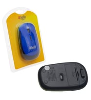 Hello HL-40 Kablosuz Mouse - 1200 DPI 2.4GHz Slim Tasarım Mavi