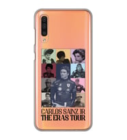 Samsung Galaxy A50 - A30S - A50S Uyumlu Carlos Sainz Tasarımlı Şeffaf Telefon Kılıfı