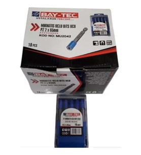 BAY-TEC MIKNATIS UÇLU BİTS UCU PZ2X65 MM MU2042