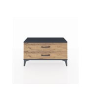 Arges Şifonyer 2 Çekmeceli 88x30x48 Antrasit-Çam