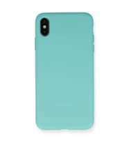iPhone Xs Max Kılıf Nano İçi Kadife Silikon - Turkuaz