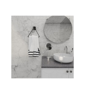 Decorev DC5058 Dekoratif Yapıştırmalı Banyo Mutfak Metal Üçgen Havluluk Askı 