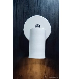 mylights  beyaz kasa gümüş mafsal led aplik hareketli spot armatür  günışığı 