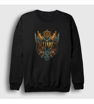 Presmono Unisex Siyah Goat In Flames Sweatshirt 83953tt