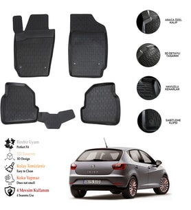 Seat Ibıza 2015 3D Havuzlu Paspas OTL