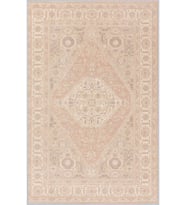 Eliana Home Baskılı, Yıkanabilir Kaymaz Taban Salon Halısı LNA1143 100x150 cm (Bej)
