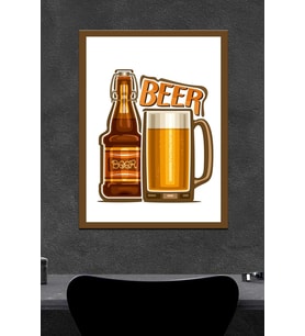 Beer Ahşap Poster (27x18)