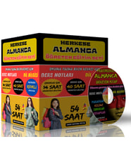 Herkese Almanca Öğreten Eğitim Seti (54 Saat Görüntülü Anlatım)