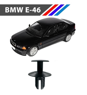 Bmw E46 Davlumbaz Klipsi 100Adetli Paket