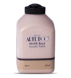 Artdeco 500Ml Sütlü Kahve Akrilik Boya 3654
