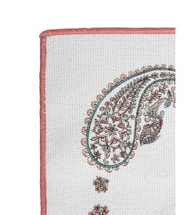 Faralya Life %70 Pamuk %30 Polyester 4’lü Amerikan Servis Seti 35x50 cm Şal Desenli Pamuklu (ÇokluRenk)