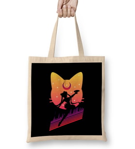 Sailor Moon Sailor Sunset Moon Bez Çanta Uzun Saplı