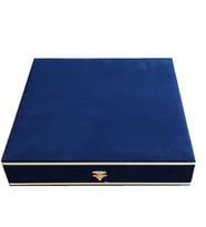 Armada Çini 25 cm Tabak kadife Kutusu Lacivert