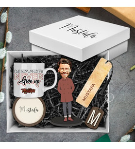 Motto Gift Erkeklere Özel Tasarım Karikatür Biblolu Hediye Kutusu 113005