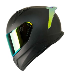 Motosiklet Kaskı Ece 22.R06 Sertifikalı Double Vizör Full Face Kask Mat Siyah