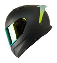 Motosiklet Kaskı Ece 22.R06 Sertifikalı Double Vizör Full Face Kask Mat Siyah